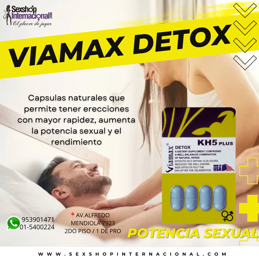 POTENCIA VIAMAX DETOX-SEXSHOP LOS OLIVOS